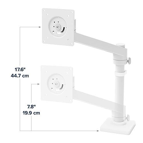 Image of Ergotron - NX Single Monitor Arm, VESA Desk Mount - for Monitors Up to 34 Inches, 0 to 18 lbs - White