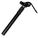 Fahrradsattelrohr mit Stoßdämpfer, gefederte Sattelstütze, Sattelstoßdämpfer Durchmesser 27,2/25,4/31,8 mm/28,6 mm für Elektrofahrrad/Mountainbike/Trekking/Stadtrad (Farbe: Schwarz 27,2 x 300 mm)