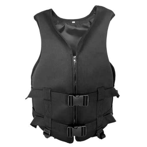 Adjustable Buoyancy Swim Vest, Neoprene Safety Jacket with Breathable Mesh & Double Buckles, for Boating, Snorkeling, Kayaking, Paddle Boarding