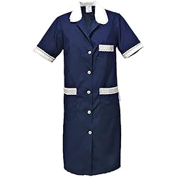 Uniformes Camareros Elegantes fratelliditalia.org Bata Delantal Mujer Camarera Doméstica Limpieza Trabajo Medio Mangas Cortas