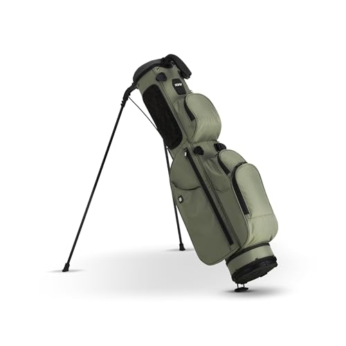 image for KVV Lightweight Pitch and Putt Golf Bag with Stand, Adjustable Dual St
