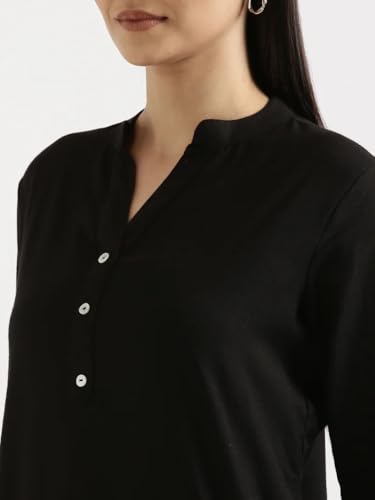 Image of Cotton Solid Kurti for Women & Girls