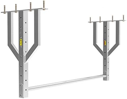 Pull Up Bar Indoor Home Fitness Strength Training Pull-up Bar,Double Ceiling Pull-up Wall Mount/Professional Quality and Gym Certified,Bag Eyelet for Boxing Trainings. (Color : B)