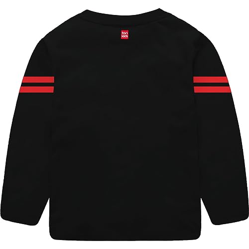 Image of BONKIDS BONKIDSSpiderMan Full Sleeve Boys T-Shirt (BON9174 Black 2-3Y)