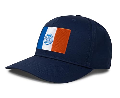 Image of International Tie City Hat for Men and Women, Adjustable Snapback Trucker Baseball Cap with Embroidered Patch