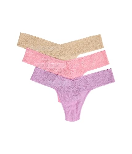 Image of hanky panky - Signature Lace Low Rise Thongs for Women | Lacy Lingerie Underwear | 3 or 5 pack
