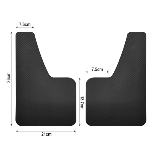 Bavettes carbone Subaru Impreza WRX accessoires de style premium - 3