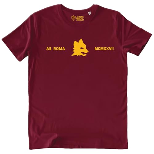 prodotto ufficiale AS Roma MCMXXVII - As Roma Tee Man, Bordeaux, XL