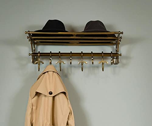 Treasure Art French COATRACK/Luggage Rack/Train Wall Mounted Rack vintage luxury decor