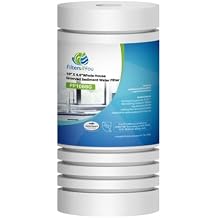 CFS 1 Pack Polypropylene Grooved Water Filter Cartridge Compatible with CMB-510-HF, IHS12-D4 UV System Models Removes Bad Taste and odor Whole House Replacement Filter Cartridge 5 Micron