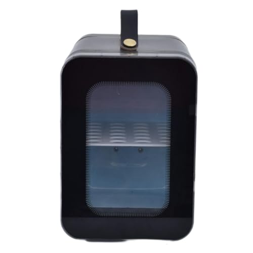 Povanjer Congelador portátil de viaje, Congelador portátil para coche | de viaje de 2 modos de bajo ruido | transparente ahorra espacio de 6 litros, congelador de ahorro de energía