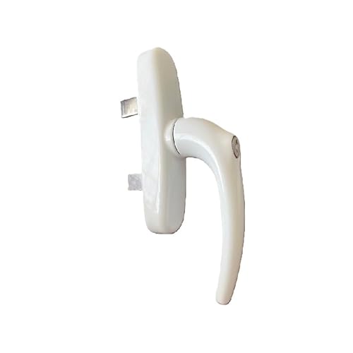 Genérico FHZ - Manilla con Cerradura – Cremona con llave - Cremona Manilla Europea con Llave -Manilla 2 Palas – Blanca