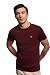 POLO CLUB Camiseta Custom fit Burdeos con Logo de Hombre