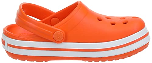 Sandália Crocs Crocband Kids Criança Unissex, Orange, 32