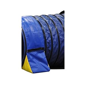 Cool Runners Tunnel Hugging Non Constricting PVC Dog Agility Tunnel Bag , Blue (104019)