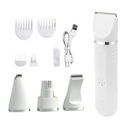 TECKEEN All-in-One Dog Grooming Kit, Cordless Rechargeable Grooming Shavers for Small Dogs and Cats