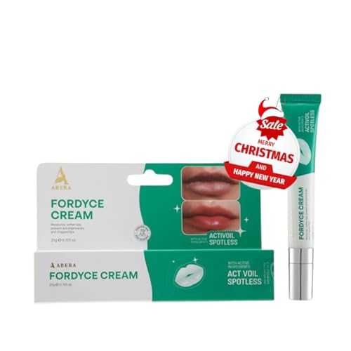 Abera Fordyce Cream – Advanced Formula with HPR (Next-Gen Retinoids), Fordyce Spot Remover For Lips, All-day Moisturizing, Help Improve Dry, Chapped and Dark Lips, For Sensitive Lips (0.7 Oz)