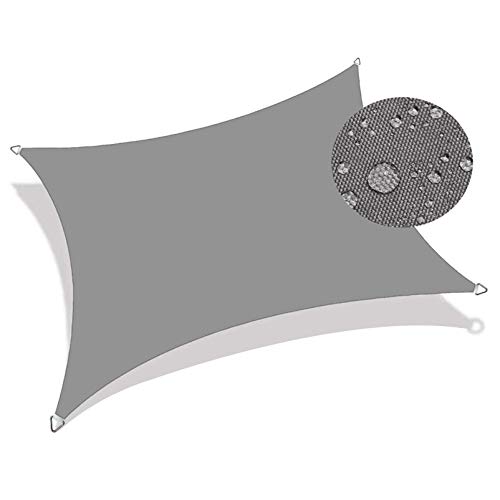 Aibingbao Toldo Parasol 4x6m para Exteriores Patio Jardín Protección UV, Toldos IKEA Impermeable, para Patio, Exteriores, Jardín, Gris