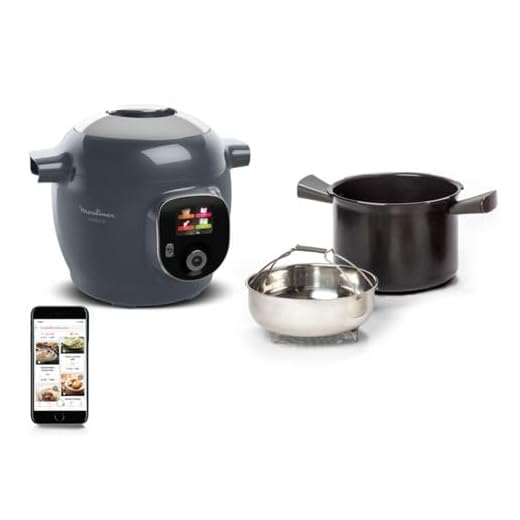Moulinex Cookeo+ Multicuiseur intelligent haute pression, 6 L, 150 recettes intégrées, Sans surveillance, Ecran intuitif, Guide de cuisson pas à pas - Ce851hf0