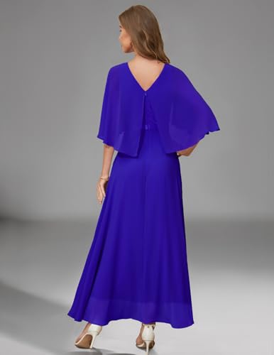 Image of DRESSTELLS Wedding Guest Maxi Dress Mother of Bride 2026 Fall Evening Gown