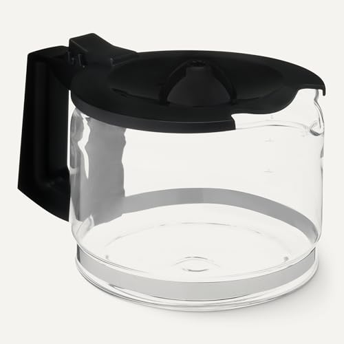 Amazon Basics 5-Cup Glass Replacement Carafe for Coffee Maker, Comfort-Grip Handle, Dripless Spout, Black by Amazon Basics - Image 5