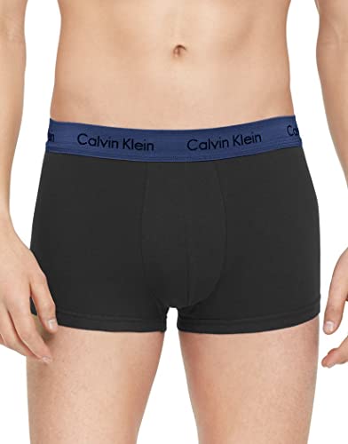 Image of Calvin Klein Cotton Stretch 3 Pack Low Rise Trunks