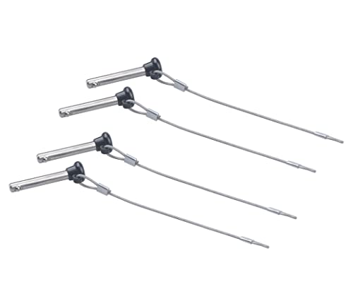 Thorn Bimini Top 3/16" Pull Pin With Lanyard For Ball And Socket Fitting Pull Pins Pack Of 4 #TOP1