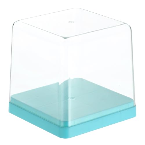 QUARKZMAN Estuche de Exhibición Acrílico Verde, 5X5X5 s, Caja de Almacenamiento de Muñecas, Organizador de Almacenamiento a Prueba de Polvo para Mostrar Colecciones