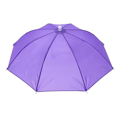 Umbrella Hat Sun Shade Camping Fishing Hiking Beach Head Umbrella Cap Women Men Kids Rib Sun
