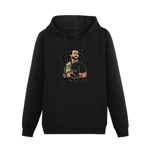 HUNANRENJIA Cm Punk The Best in The World Wrestling Figure Black Unisex Hoodies Printed Tee Graphic Pullover for Men Sweatshirts S
