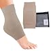 CRS Cross Ankle Malleolar Gel Sleeves - Padded Skate Sock with Ankle Bone Pads for Figure Skating, Hockey, Inline, Roller, Ski, Hiking or Riding Boots. Ankle Protector & Cushion (One Size fits Most)
