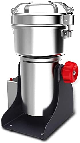 Molinillo de granos eléctrico Molinillos de granos, Molinillo de granos eléctrico 800G Máquina de polvo de molino de acero inoxidable de grado alimenticio 1400W 70-300 Malla para cocina Hierba Especia