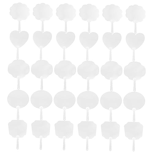 Ventilateurs à main blancs résistants pour animations de mariage et ateliers dessin