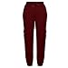 Womens Plus Size Cargo Sweatpants Casual Oversized Athletic Joggers Fashion Outfits Y2k High Waist Pants with Pockets Wine