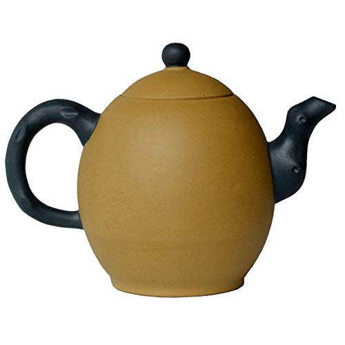 Yxhupot Tetera china de arcilla yixing de 12,5 onzas, huevo zisha ciruela maceta - Imagen 3