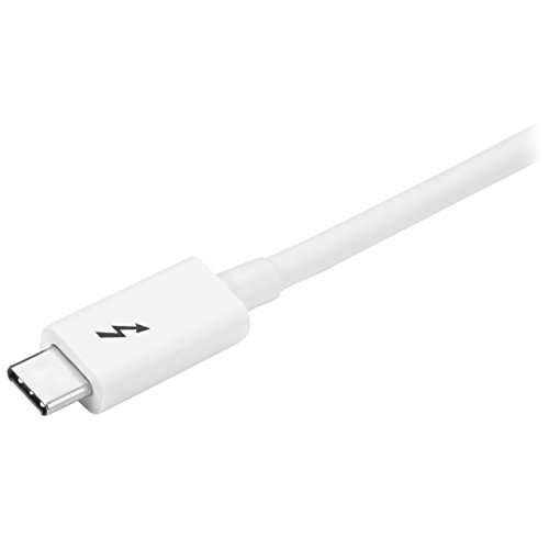 Câble Thunderbolt 3 StarTech 1m blanc, adaptateur DisplayPort et cordon USB-C 20Gbps
