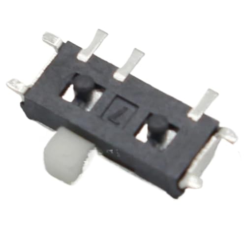 Miniinterruptor deslizante de 7 pines 1P2T horizontal de 1,5 mm microconmutador SMD de 2 posiciones
