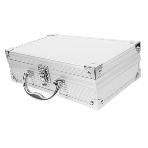 OSALADI Boîte à Outils Portable Aluminium Malette de Rangement Multi Usage Étui de Transport Étanche pour Outils et Instruments de Rangement Pratique pour Maison Bureau et Atelier