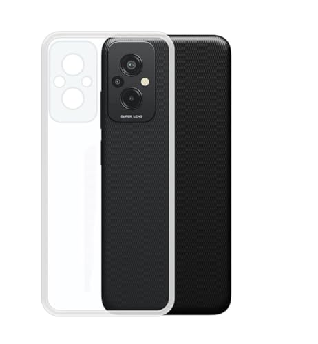 Image of COVERBLACK Rubber Back Cover for Mi Redmi 11Prime 4G - Transparent