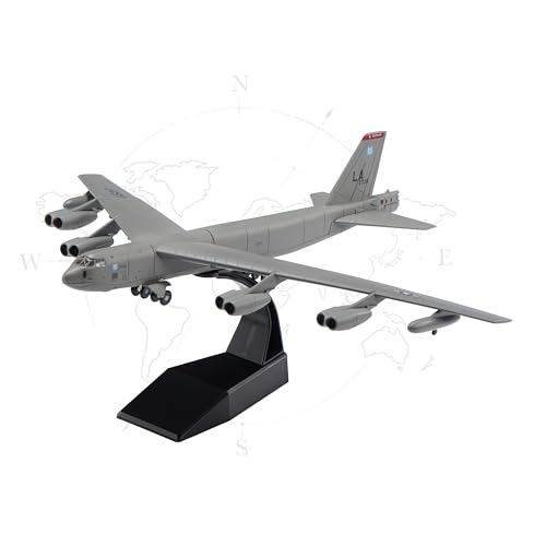 Udnorbay 1/200 Scale B-52 Attack Plane Metal Fighter Military Model Fairchild Republic Diecast Plane Model for Collection or Gift