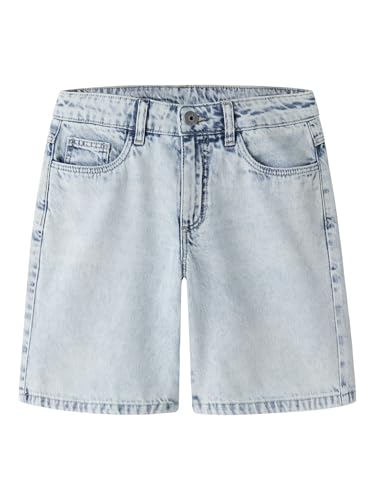 TWO SOON Kurze Hose Mädchen Jeans Regular Fit Denim Shorts mit verstellbarem Bund 5-Pocket-Style & Hakenverschluss