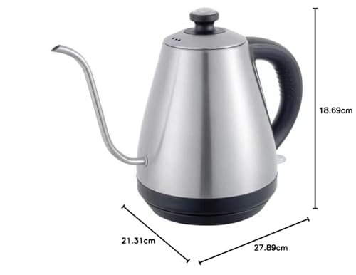 Chaleira Elétrica Pescoço de Ganso, Inox, 110v, Hamilton Beach