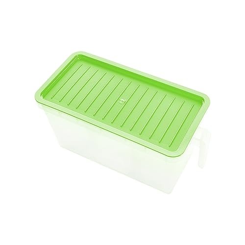 Image of Attro Plastic Air Tight Food And Storage Container 3 Detachable Small Storage Boxes With 1 Lid Used To Store 3 Diffrent Food Items In A 1 Box Bpa Free, Food Grade,Freezer Safe, 5000Ml-Mint Green