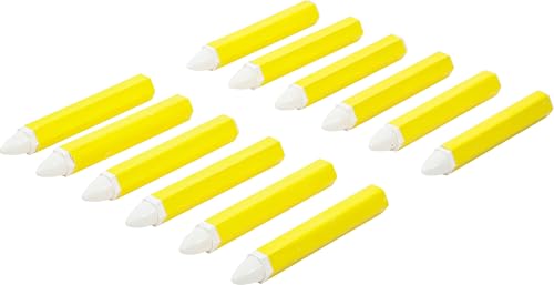 BGS 8822 | Fettsignierstifte | 12 Stück | weiß | Markier-Stifte für Reifen-Markierung / Reifenmarker