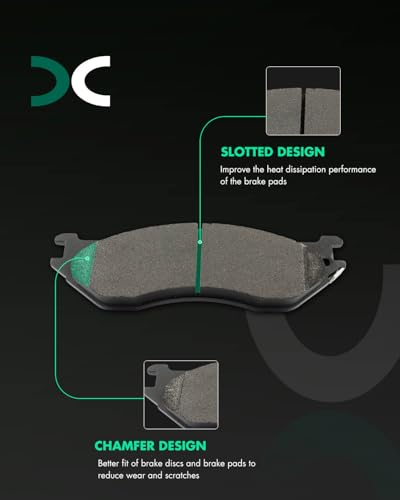 Image of SCITOO D897-7774 Disc Brake Pads Sets Front Metal Brake Pads w /Hardware
