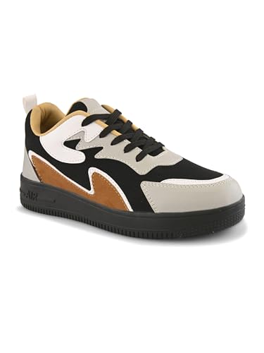 Image of Centrino Men's Sneakers | Cushioned Insole Comfortable Shoes | Trendy & Stylish Modern Sneakers | Durable Lightweight Sole Casual Walking Footwear (8182)