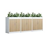 Viel Stauraum: Dieser typische Aktenschrank mit 3 Schubladen ist sehr geräumig und bietet ausreichend Platz für die Bestellung von Dokumenten im A4- und Letter-Format.Jede Schublade verfügt über hohe Seiten, um Hängemappen in Briefgröße aufzunehmen.