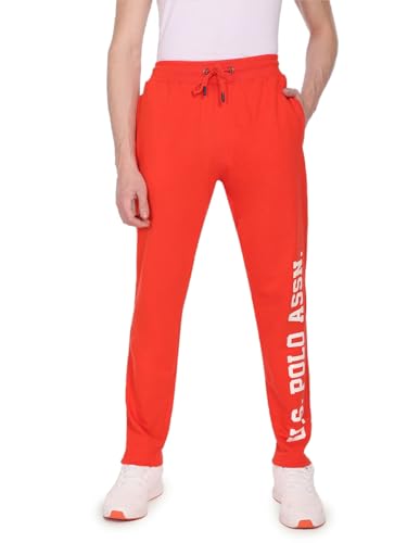 Image of U.S. POLO ASSN. Men's Mid Rise Regular Track Pants