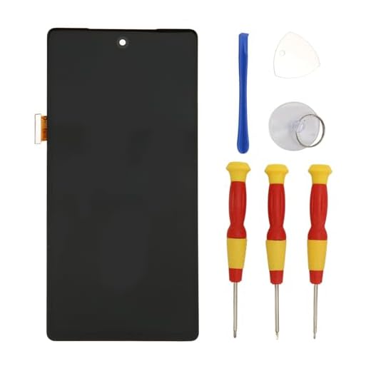 Substituição de Tela OLED para Google Pixel 7A, Conjunto de Digitalizador de Tela de Toque Com Função de Impressão Digital e Ferramenta de Desmontagem, Substituição de Tela de