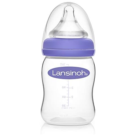 Lansinoh Wide-Neck Bottle with NaturalWave Teat Cover